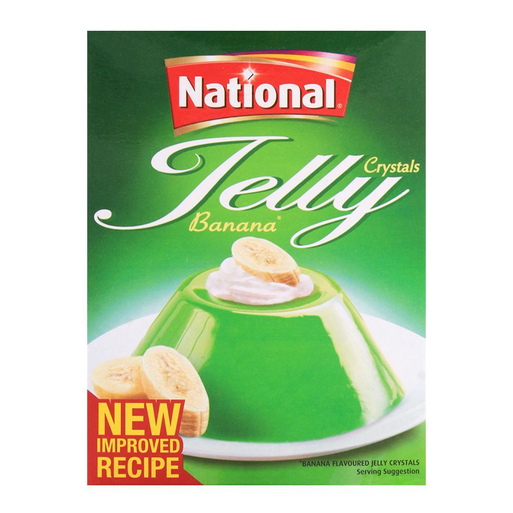 National Jelly Crystal Banana 80g
