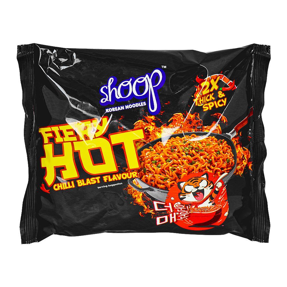 Shan Shoop Korean Noodles Fiery Hot Chili Blast 140g