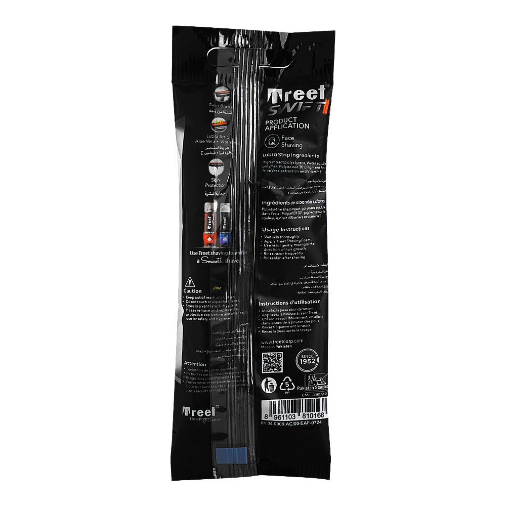 Treet Swift II Twin Blade Disposable Razor