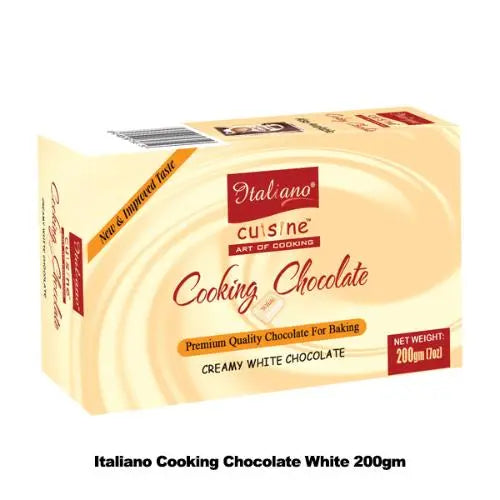 Italiano Cooking Chocolate White 200g