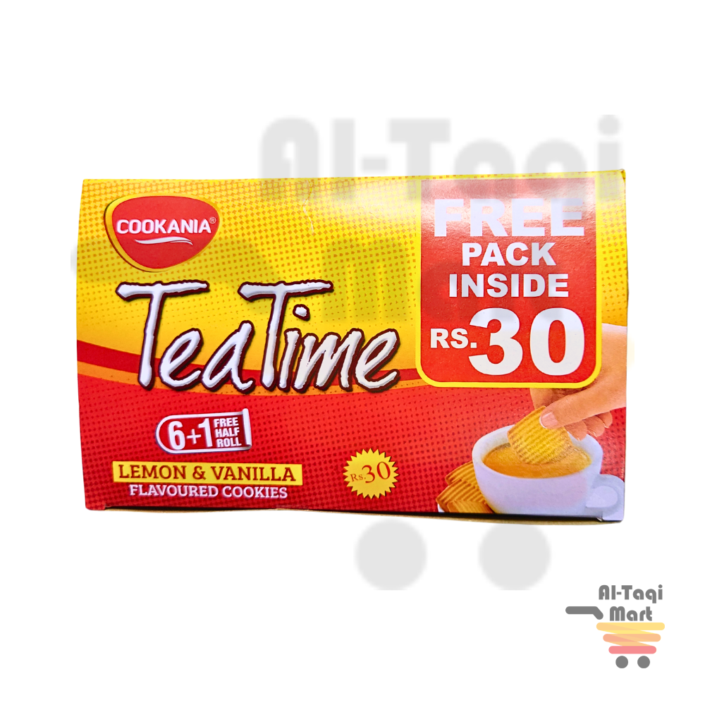 Tea Time Lemon & Vanilla Cookies Rs.30 (Pack of 6)