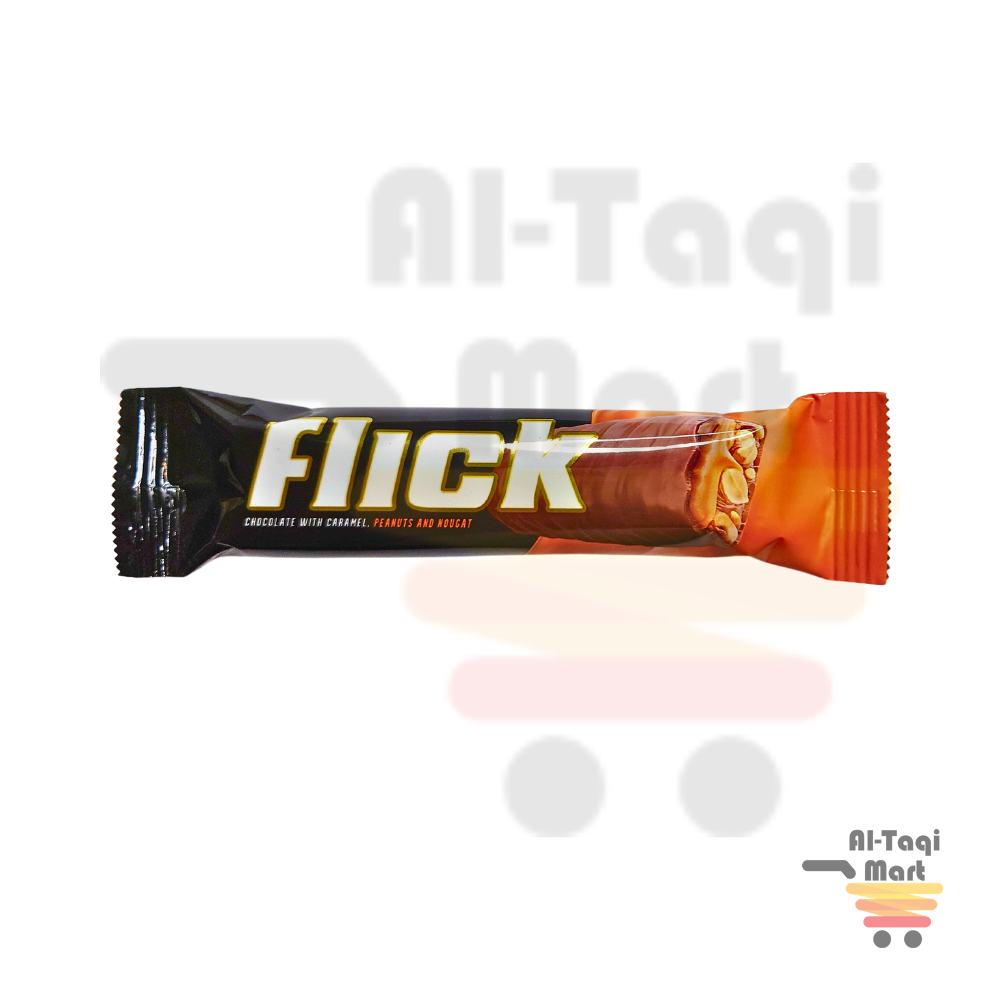 Flick Chocolate with Caramel Peanuts & Nougat
