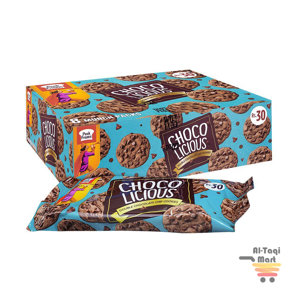 Choco Licious Double Chocolate Chip Cookies Rs.30 (Pack of 8)