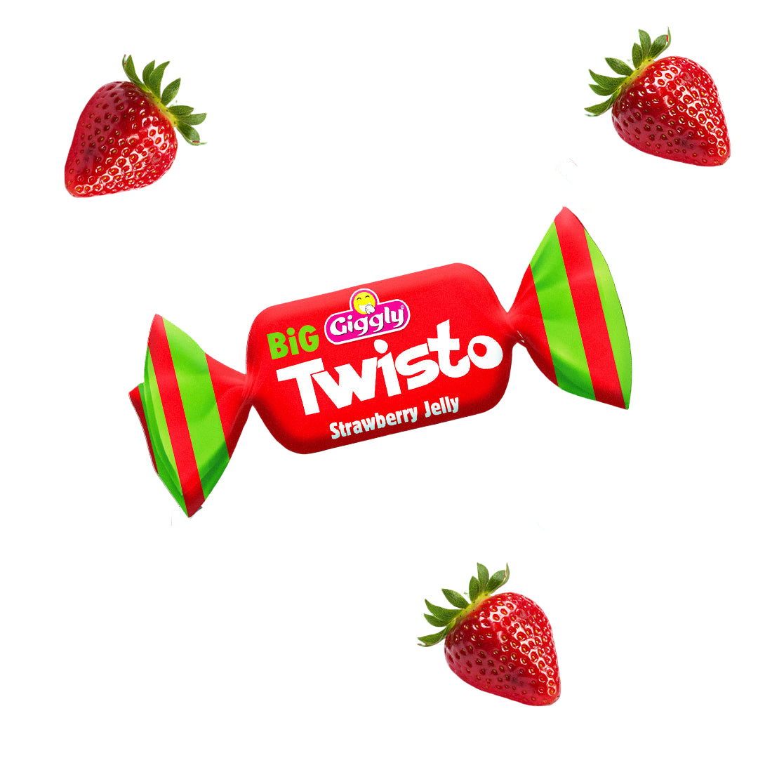 Giggly Big Twisto Strawberry Jelly Rs.5