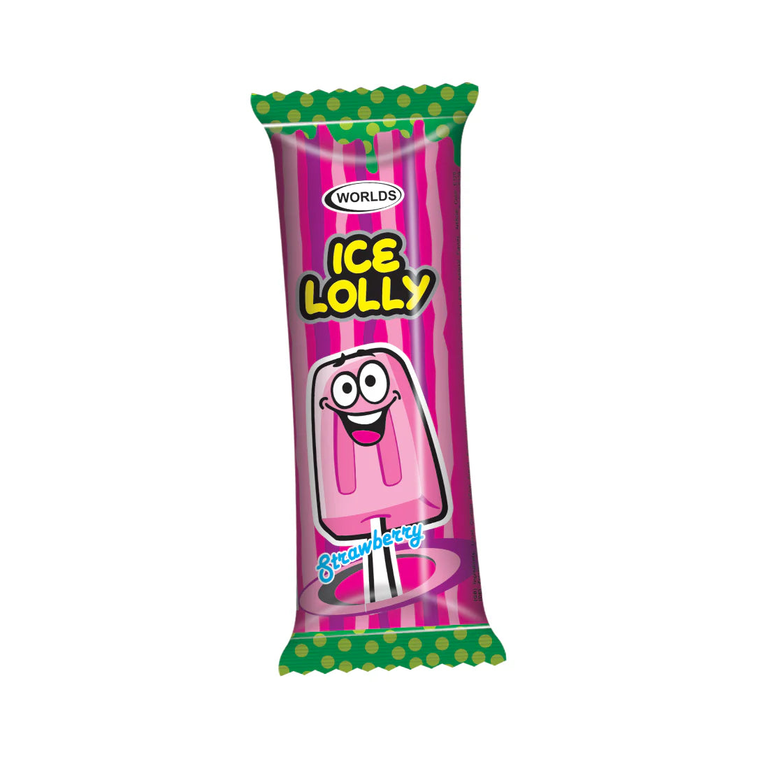 Worlds Ice Lolly Strawberry (Pack of 24)