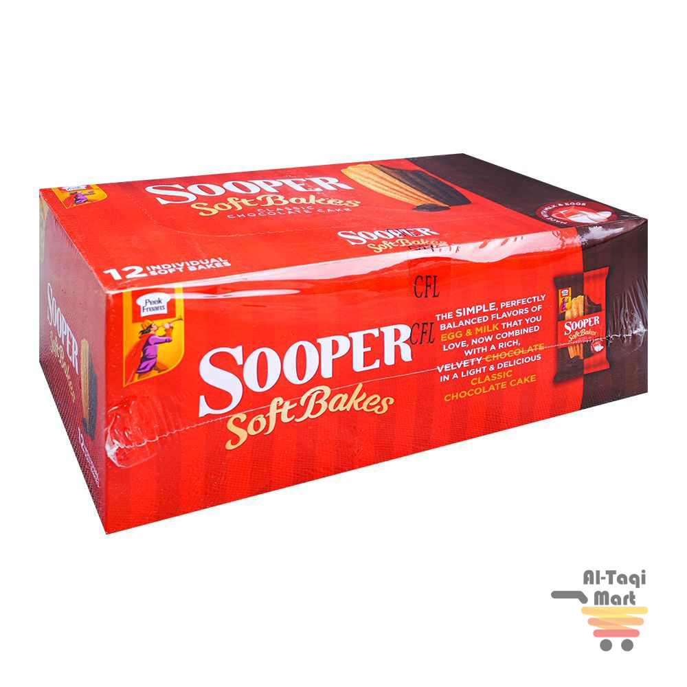 Sooper Soft Bakes Classic Chocolate Cake Rs.35 (Pack of 8)