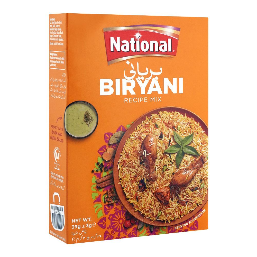 National Biryani Recipe Mix 39g