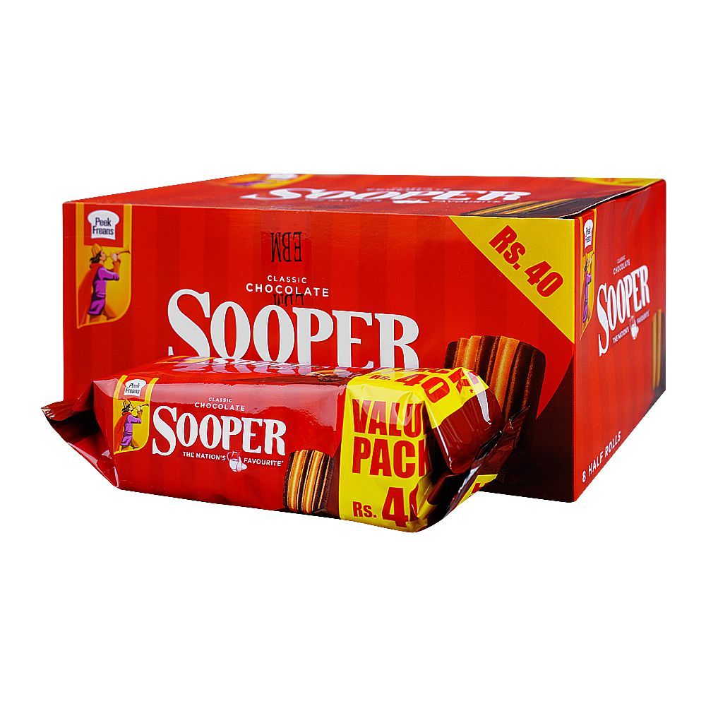 Sooper Classic Chocolate Rs.40 (Pack of 8)