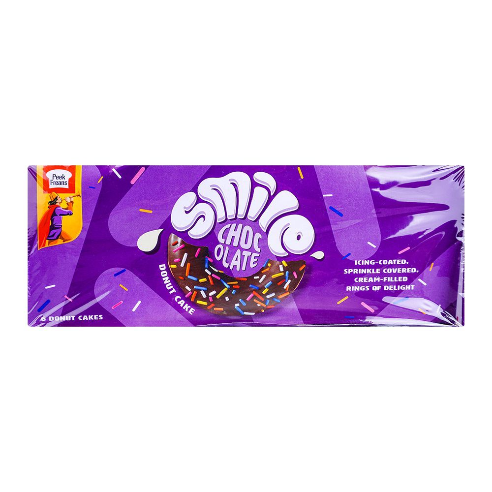 Peek Freans Smile Chocolate Donut Cakes Rs.50 (Pack of 6)