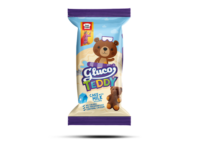 Gluco Teddy Milk Cream Cakes Rs.40