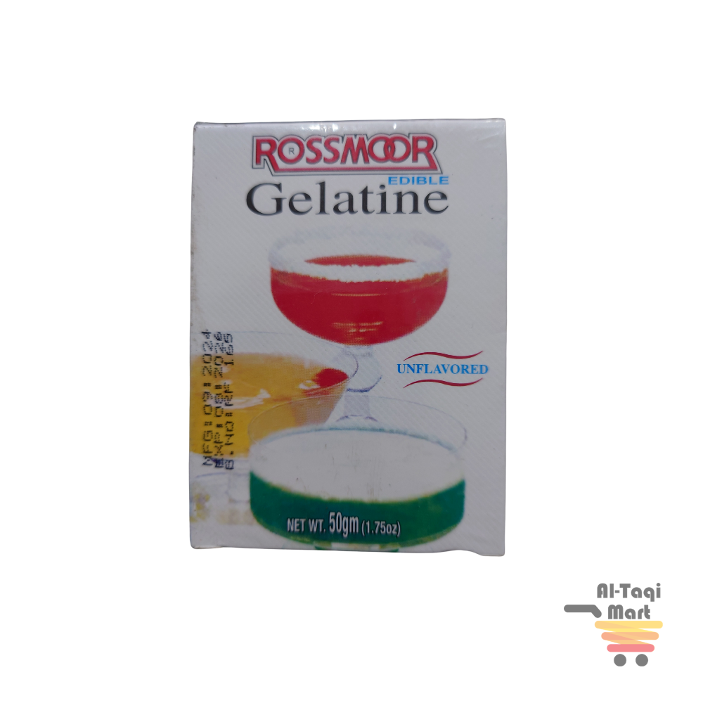 Rossmorr Edible Gelatin, Unflavored, 50g