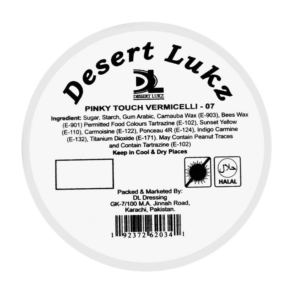 Dessert Lukz Pinky Touch Vermicelli-07 Toppings 100g