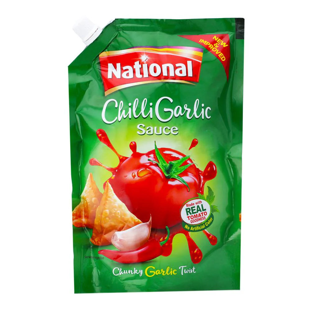 National Chilli Garlic Sauce Pouch 800g