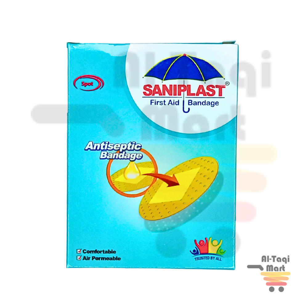 Saniplast First Aid Antiseptic Bandage (Spot) 20 Strips