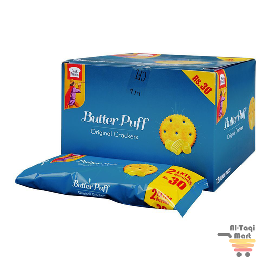 Butter Puff Original Crackers Biscuit Rs.30 (Pack of 12)