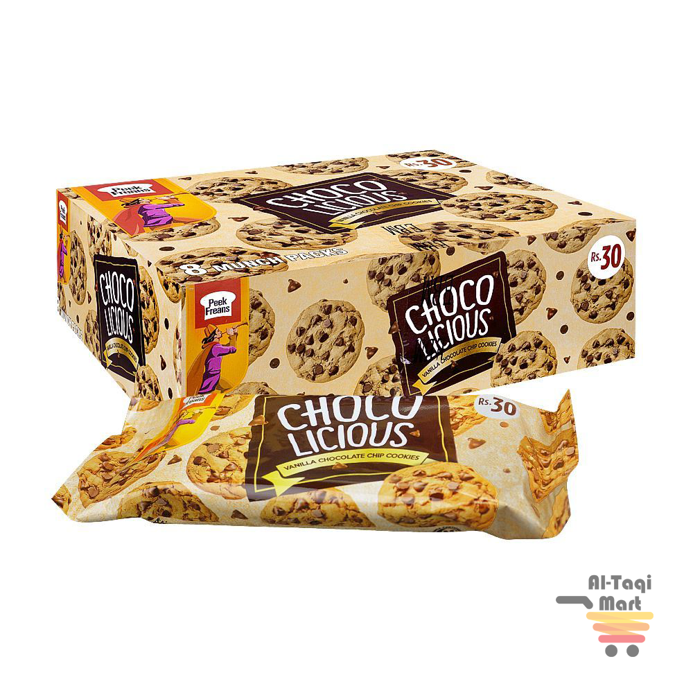 Chocolicious Vanilla Chocolate Chip Rs.30 (Pack of 8)