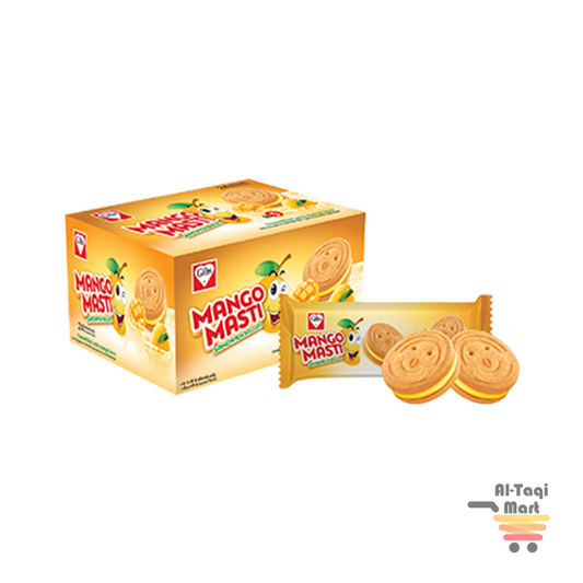 Gibs Mango Masti Sandwich Biscuits Rs.10 (Pack of 16)