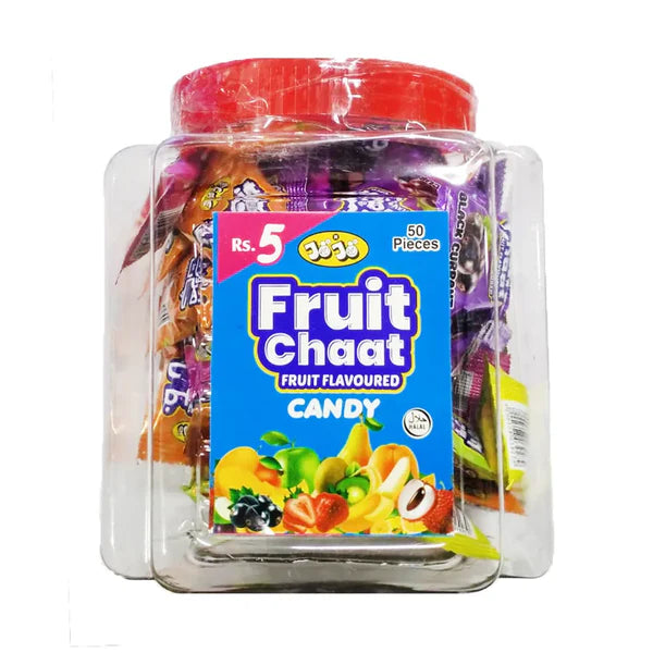 JOJO Fruit Chaat - Fruit Flavoured Candy (Pack of 50)