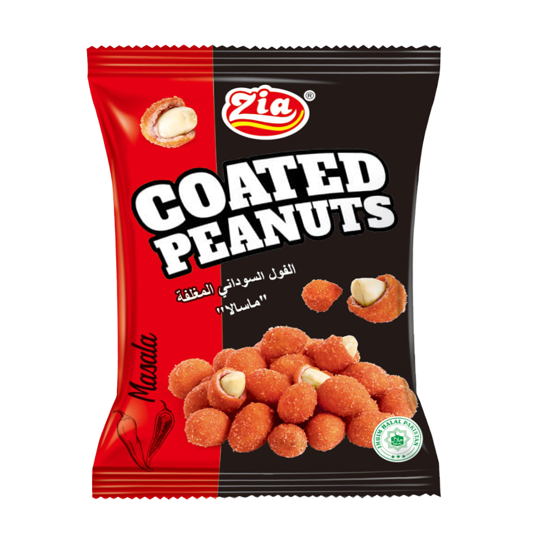 Zia Coated Peanuts Masala Rs.50 (Pack of 4)