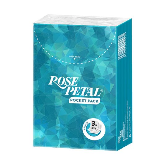 گلاب کی پنکھڑی پرفیومڈ ٹشوز سافٹ پیک