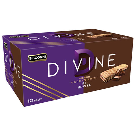 Bisconni Divine Premium Chocolate Wafers Rs.30 (Pack of 10)