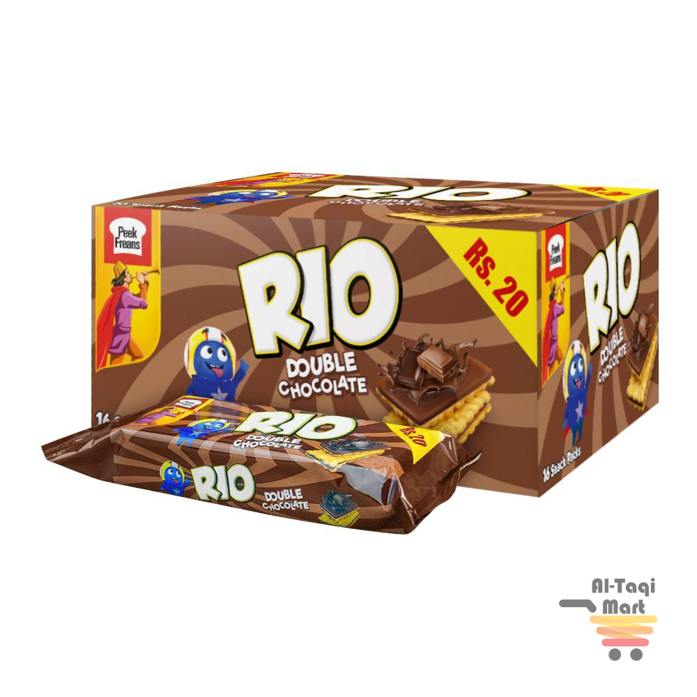 Rio Double Chocolate Biscuits Rs.20 (Pack of 16)