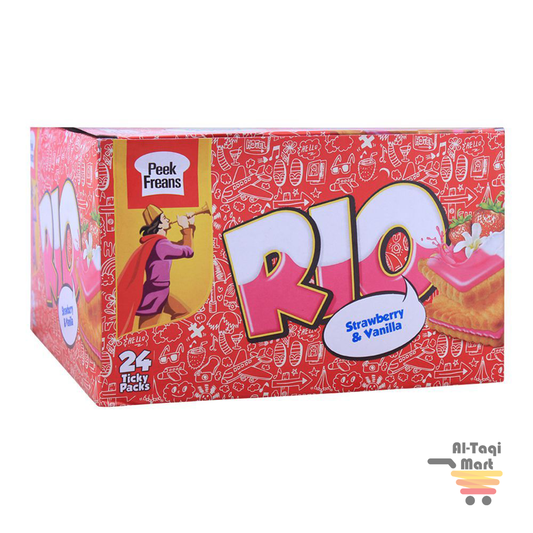 Rio Strawberry & Vanilla Biscuit Rs.10 (Pack of 24)