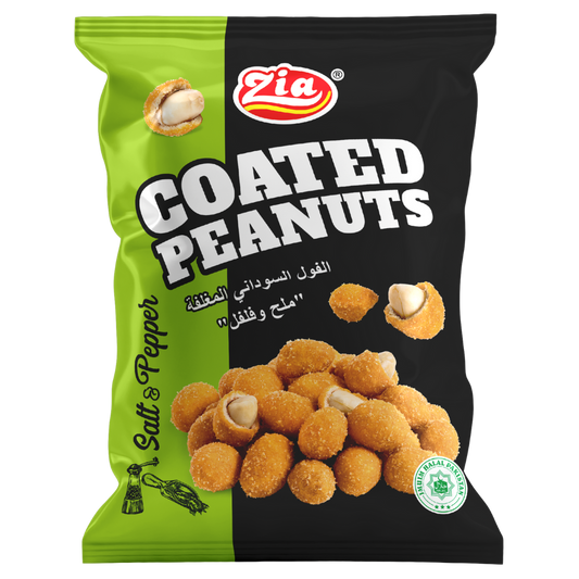 Zia Coated Peanuts Salt & Pepper Rs.50 (Pack of 4)