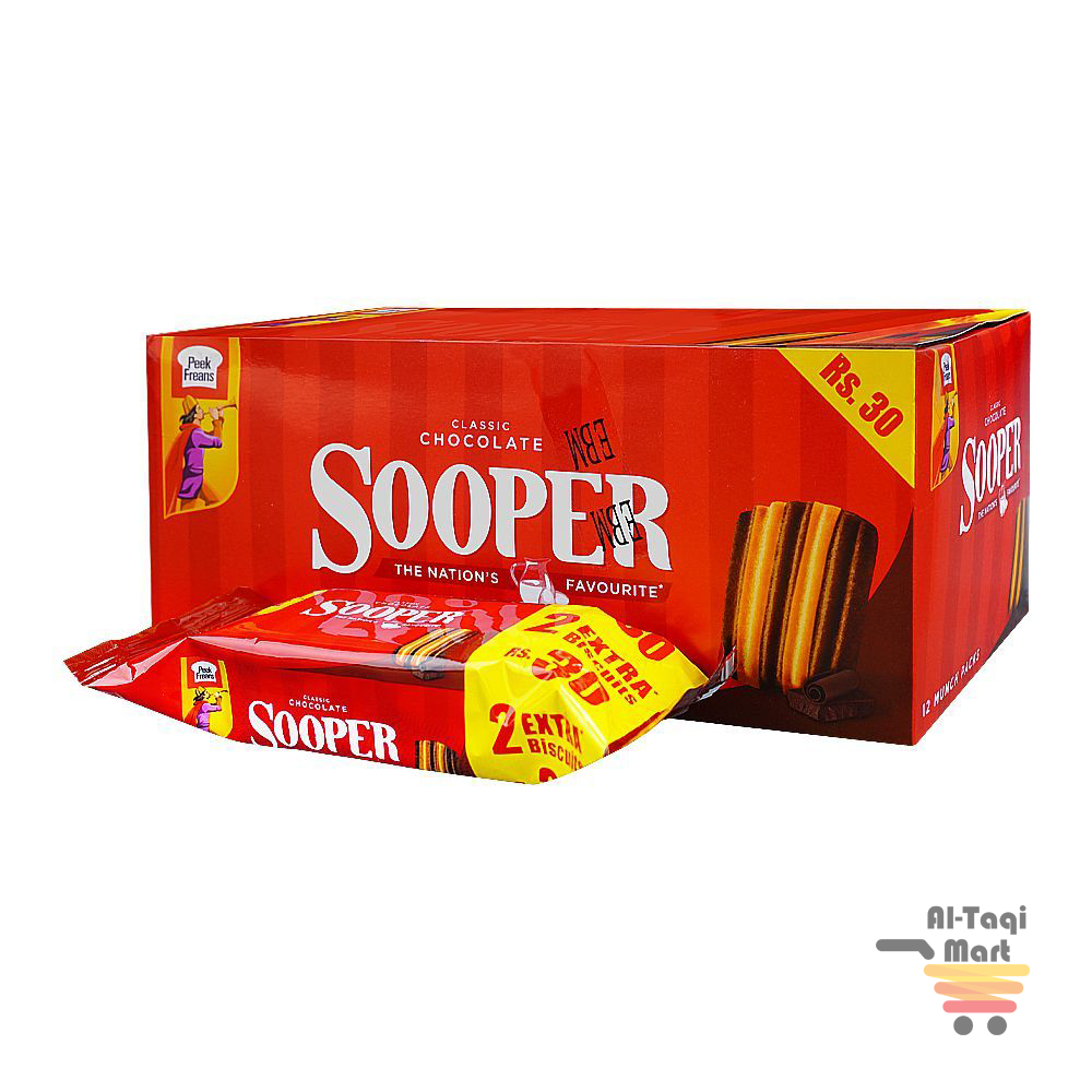 Sooper Classic Chocolate Biscuit Rs.30 (Pack of 12)