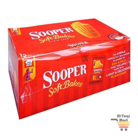 Sooper Soft Bakes Plain Cake Rs.35 (Pack of 12)