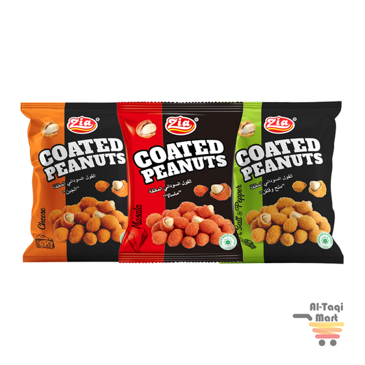 Zia Coated Peanuts Cheese, All Flavors Rs.50 (Pack of 3)