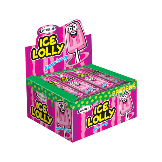 Worlds Ice Lolly Strawberry (Pack of 24)