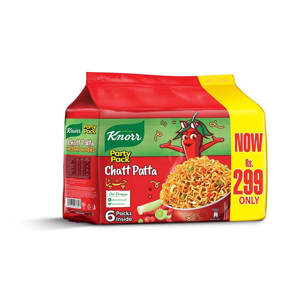 Knorr Noodles Chatt Patta 50g (Pack of 6)