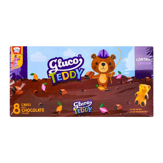 Gluco Teddy Chocolate Cakes Rs.40 (Pack of 8)