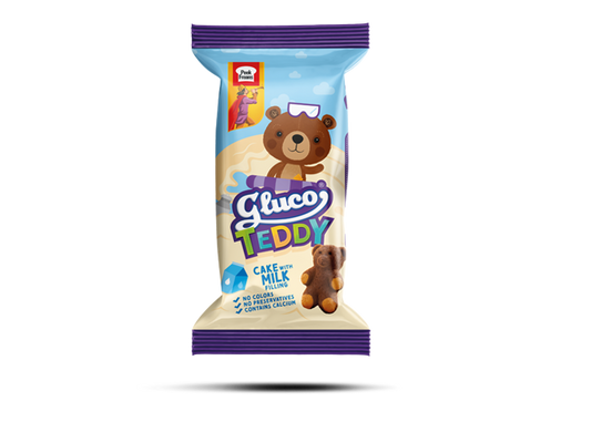 Gluco Teddy Milk Cream  Cakes Rs.40